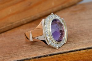 The Goldsmithy Amethyst Bespoke Ring 