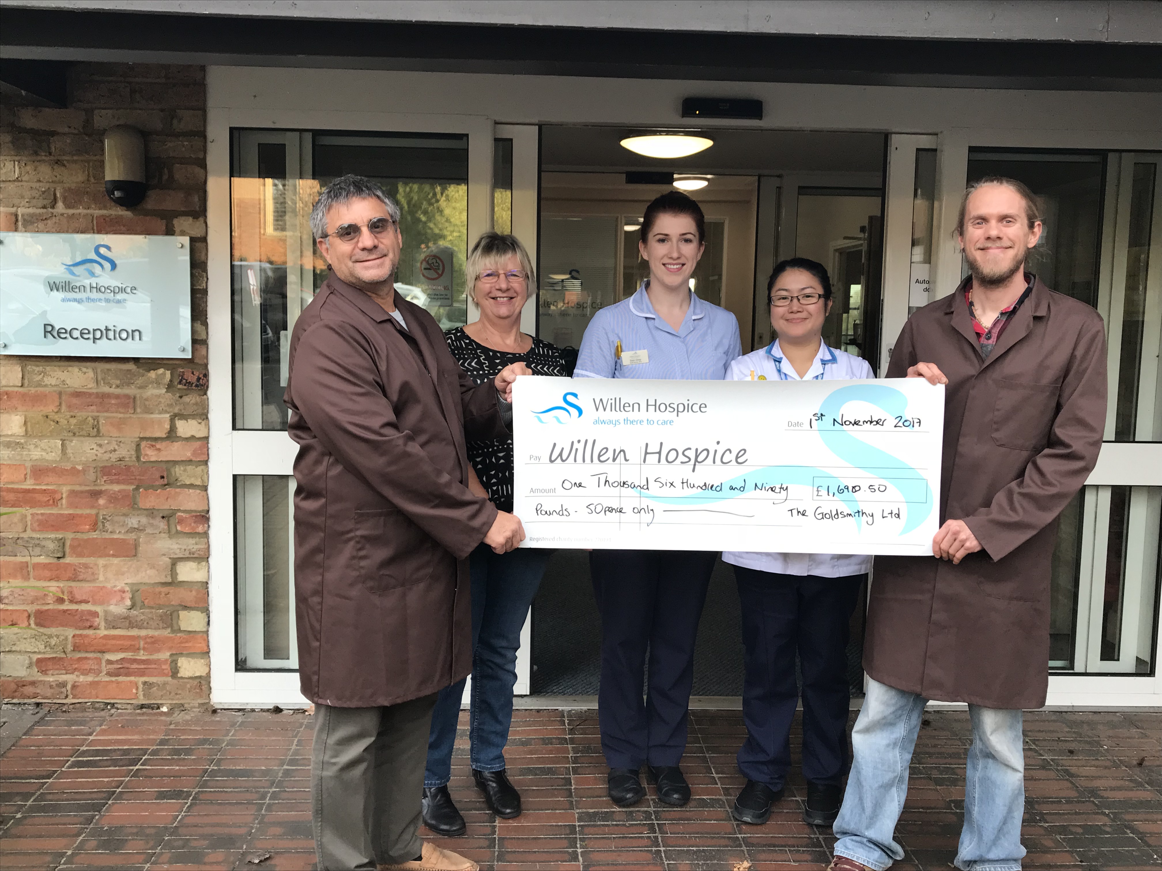 We Raised £1,694.50 for Willen Hospice!